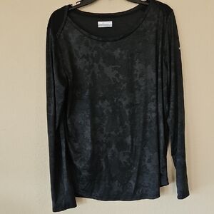 Columbia Charcoal Long Sleeve Women's Top XL